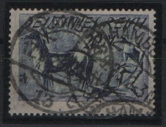 DR, Infla, 1922, Mi.- Nr.: 196 I, (kopfstehender Unterdruck!), gestempelt, tiefstgeprüft Pesch / Infla! Sehr selten! Luxusstück!