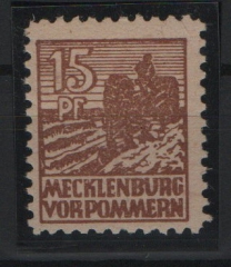 MVP, 1946, Mi.- Nr.: 37 y d, **, tiefgeprüft Zierer BPP! Selten!