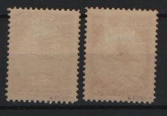 Dt. Kaiserreich, Flugpost, 1912, Mi.- Nrn.: V + VI, *, Kabinettstücke! Sehr selten!