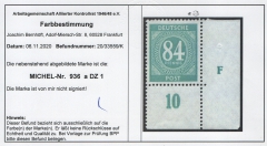 Allierte Besetzung / Kontrollrat, 1946, Mi.- Nr.: 936 a DZ 1, **, Farbbefund Bernhöft ARGE! Kabinettstück!