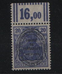 Allenstein, 1920, 19a W OR (2´9´2), **, Luxusstück! Sehr selten!