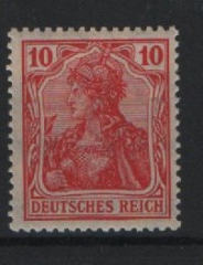 DR, Germania Friedensdruck, 1914 Mi.- Nr.: 86 I d, **, mit FA Jäschke- L. BPP: e+e! Luxusstück! Selten!