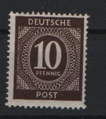 Kontrollrat, 1946, Mi.- Nr.: 918 c, **, farbgeprüft Bernhöft! Luxusstück, selten!