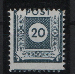 SBZ, Ost- Sachsen, 1945, Mi.- Nr.: 48 D II c, **, tiefstgeprüft Ströh BPP! Qualitätsstück! Selten!