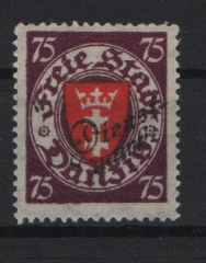 Danzig, 1924, Mi.- Nr.: D 51, **, tiefgeprüft Kniep BPP! Selten!