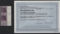 SBZ, Allgemeine Ausgaben, 1948, Mi.- Nr.: 183 a DV M 139-2, **, Akt. Befund Dr. Ruscher BPP, echt und einwandfrei! Selten!