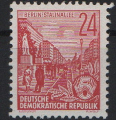 DDR, 1953, Mi.- Nr.: 414 XII, **, vom II. 5- Jahrplansatz!